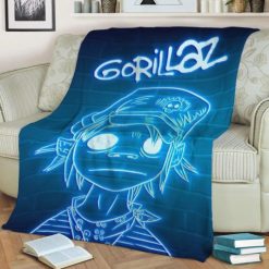 Gorillaz Neon Best Seller Fleece Blanket Throw Blanket Gift