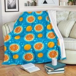 Grapefruit Best Seller Fleece Blanket Throw Blanket Gift