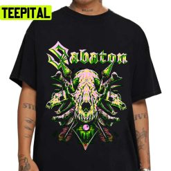 Green Art Sabaton Rock Band Unisex T-Shirt