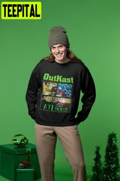 Green Vintage Style Outkast Band Unisex Sweatshirt