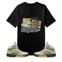 Gta Rugrats Match Jordan 5 Retro Jade Horizon Unisex T-Shirt