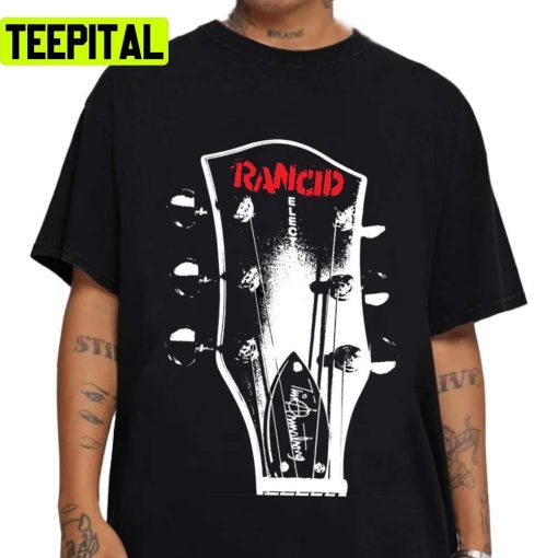 Guitar Design Logo Rancid Band Unisex T-Shirt