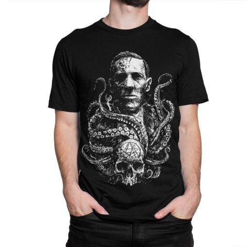 H P Lovecraft Black T-Shirt