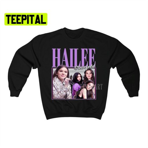 Hailee Steinfeld Retro Vintage Art Unisex Sweatshirt