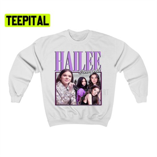 Hailee Steinfeld Retro Vintage Art Unisex Sweatshirt