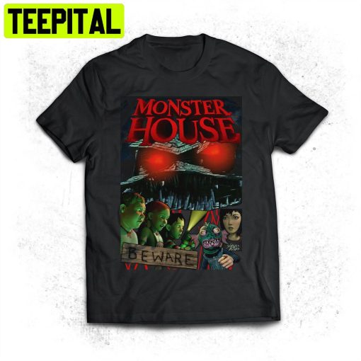 Halloween Eve Monster House Unisex T-Shirt