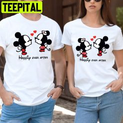 Happily Ever After Wedding Funny Disney Mickey Mouse Couple Unisex T-Shirt