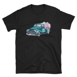 Happy Easter Eggs Vintage Bunny Truck Easter Sunday Adult Unisex T-Shirt for Men and Women – Resurrection Day