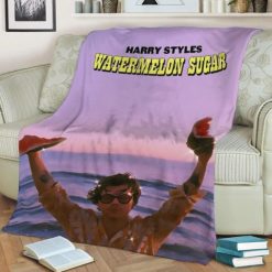 Harry Styles Watermelon Sugar Fleece Blanket Throw Blanket Gift