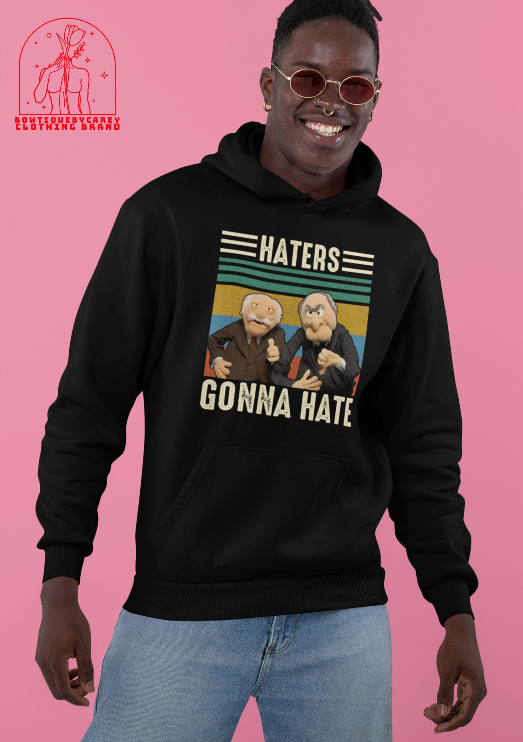 Haters Gonna Hate The Muppet Show Puppet Statler Waldorf Unisex T-Shirt