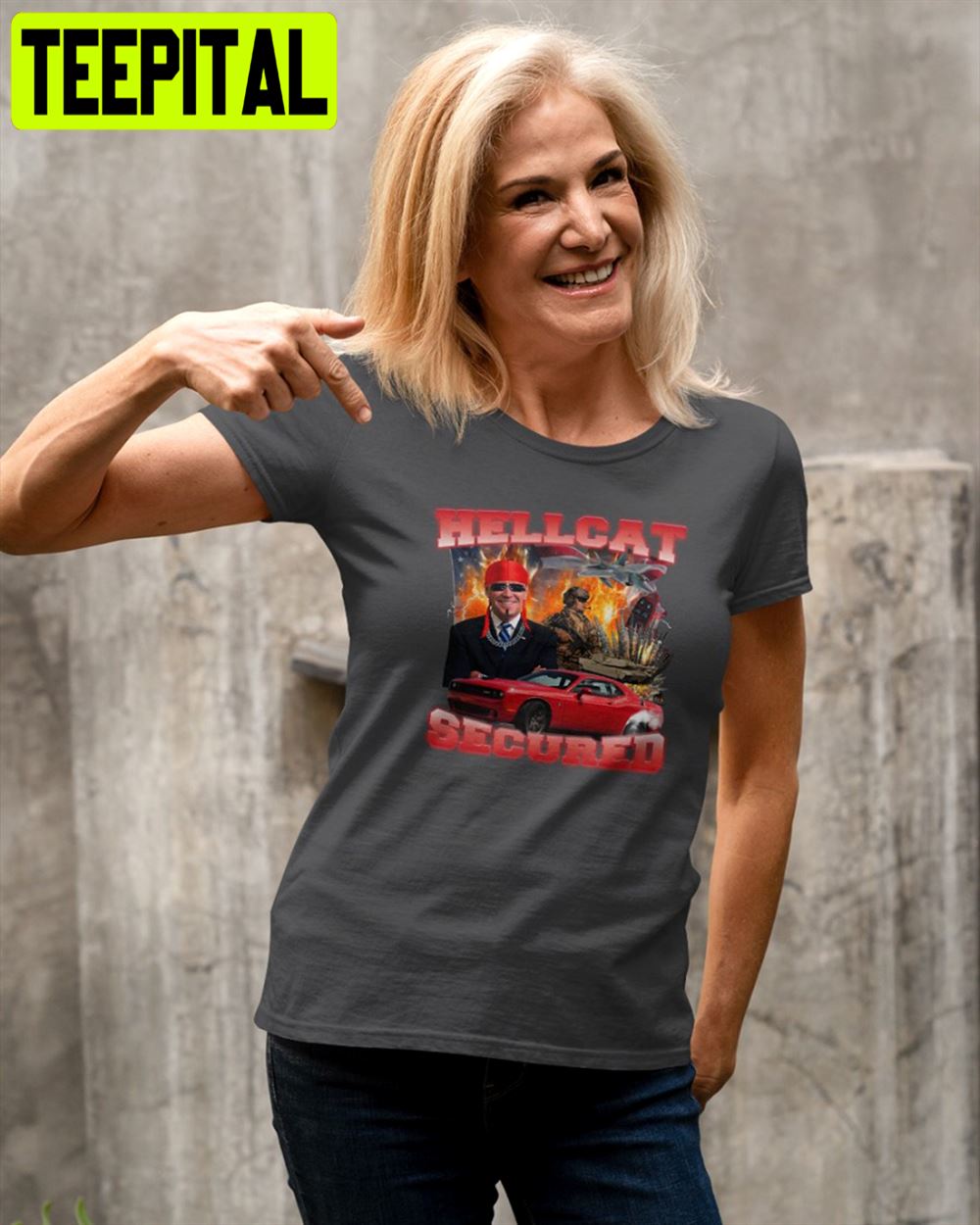 Hellcat Secured Die For This Hellcat Biden Unisex T-Shirt