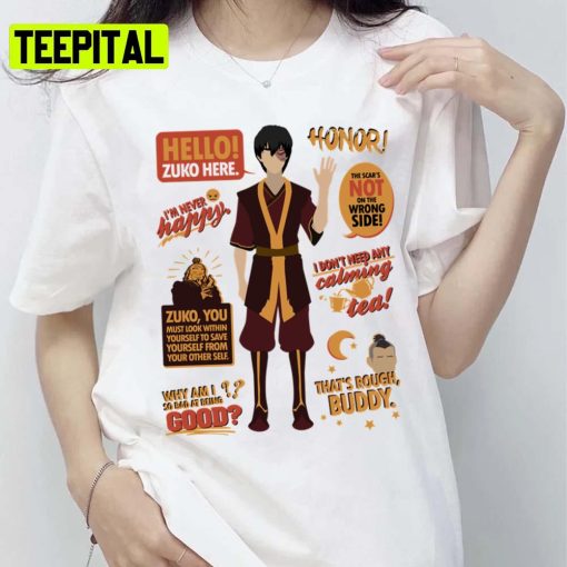 Hello Zuko Here Avatar The Last Airbender Unisex T-Shirt