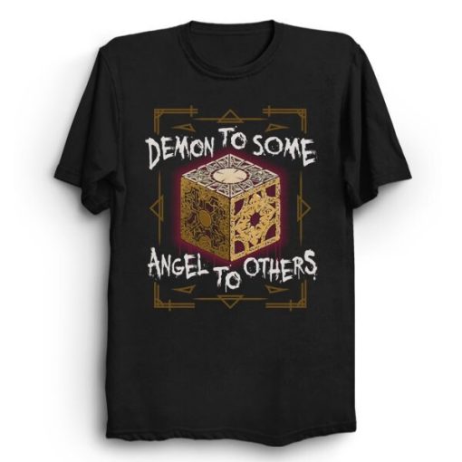 Hellraiser Movie Quote Goth Horror Cult Movie Lament Configuration Puzzle Box Unisex T-Shirt