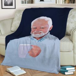 Hide The Pain Harold Fleece Blanket Throw Blanket Gift