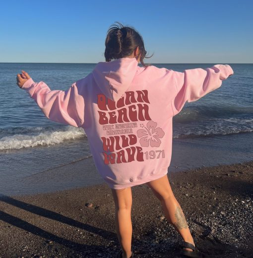 High Quality Siesta Beach Hoodie Cheery Vibes Hoodie Coconut Girl Clothes Good Energy Unisex Hoodie