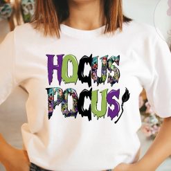 Hocus Pocus Spooky Season Pumpkin Funny Family Halloween Unisex T-Shirt