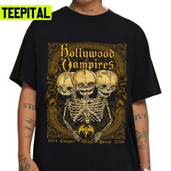 Hollywood Skulls Vampires 2021 Tour Cahpeko Hollywood Vampires Johnny Depp Unisex T-Shirt