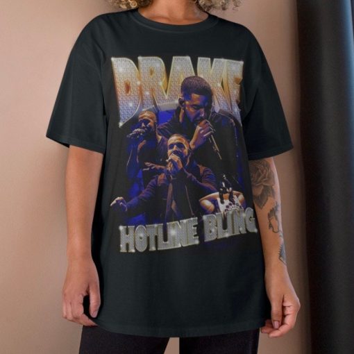 Hotline Bling Drake Graphic Rapper Merch Unisex T-Shirt