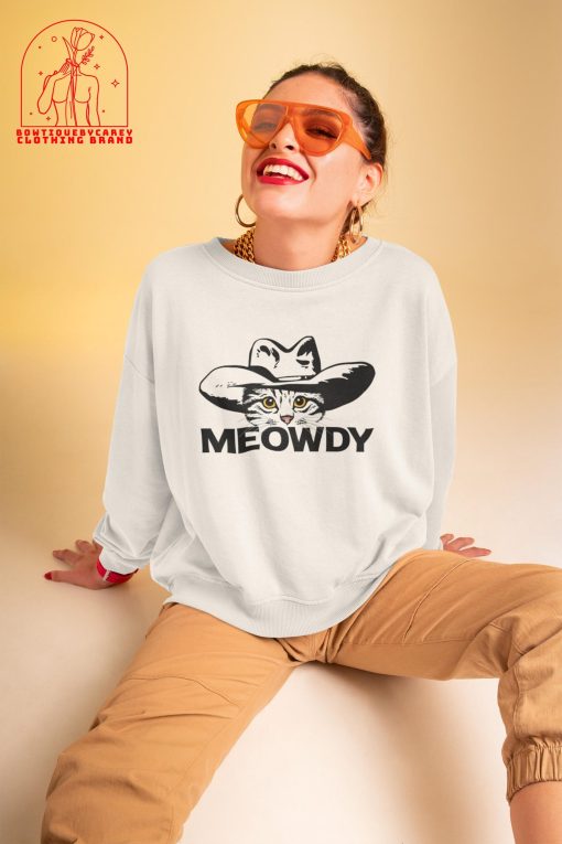 Howdy Pardner Cat Meowdy Cowboy Cat Unisex T-Shirt