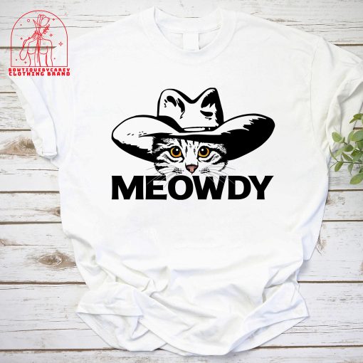 Howdy Pardner Cat Meowdy Cowboy Cat Unisex T-Shirt