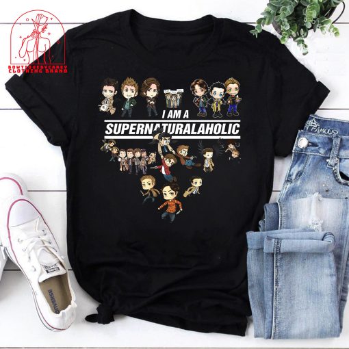 I Am A Supernaturalaholic Supernatural Mystery Movie Tv Series Winchester Unisex T-Shirt