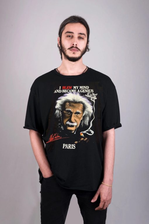 I Blew My Mind And I Became A Genius Paris Albert Einstein Unisex T-Shirt