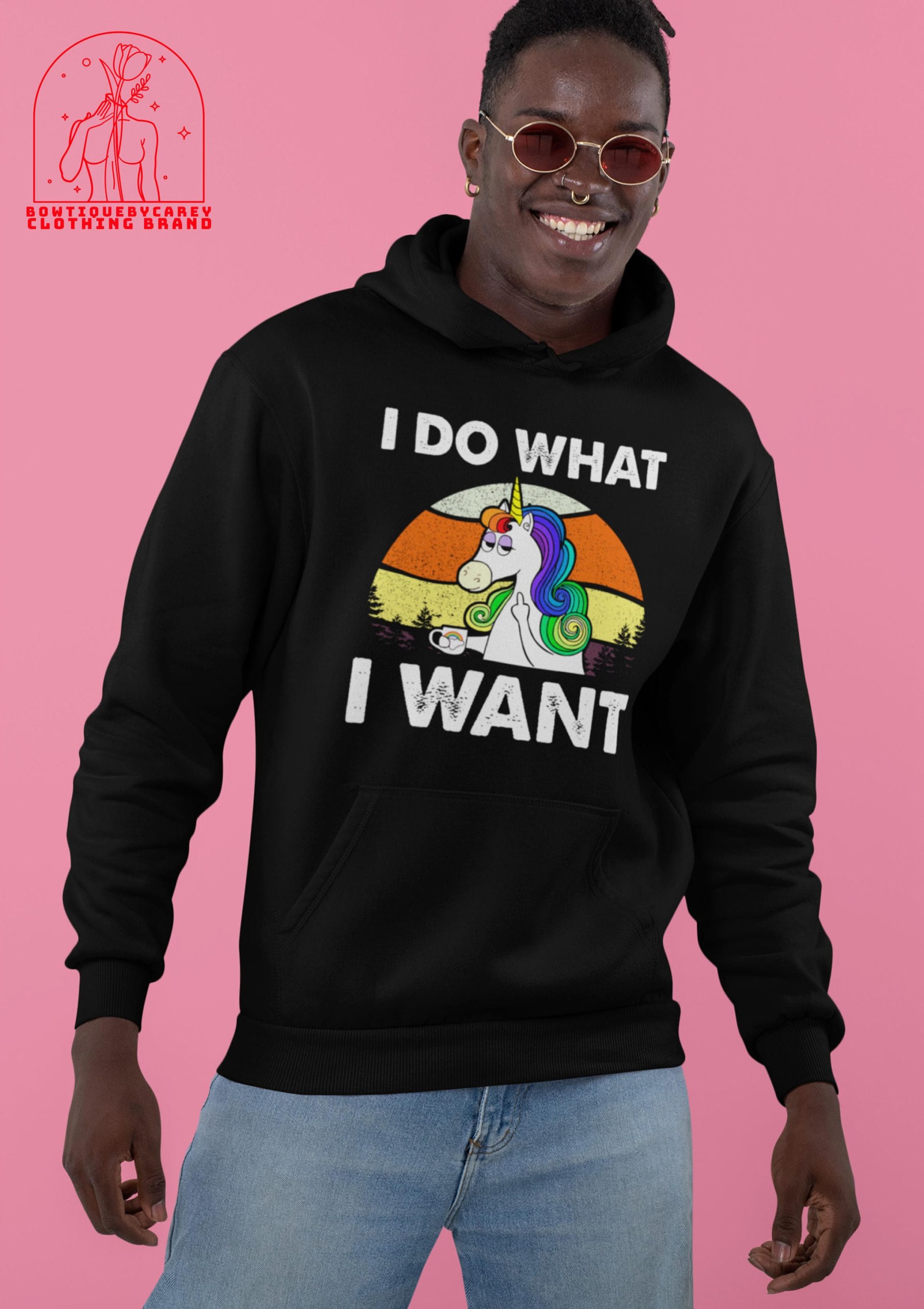 I Do What I Want Funny Unicorn Rainbow Lgbt Unisex T-Shirt