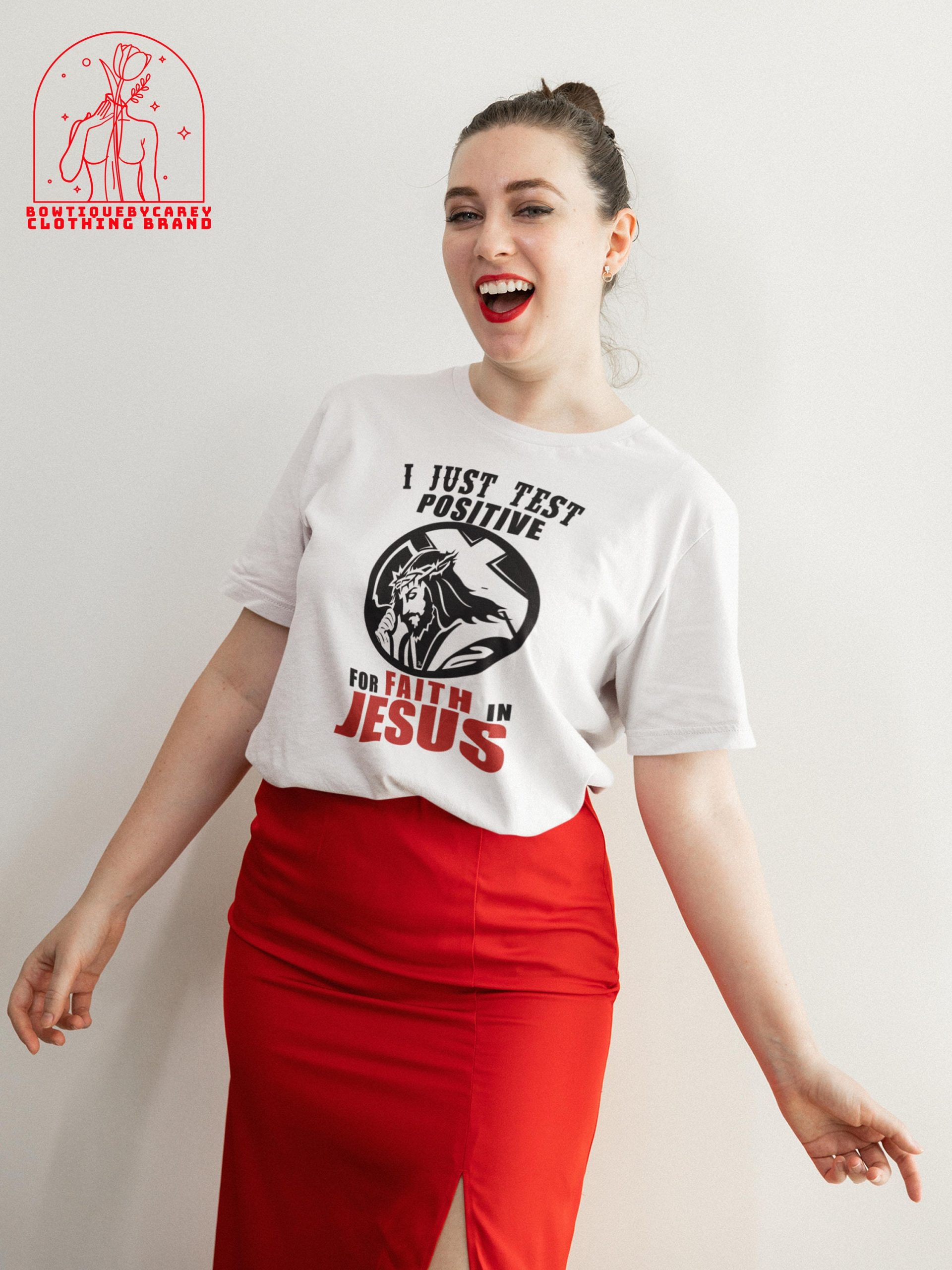 I Just Test Positive For Faith In Jesus Christian Religion Unisex T-Shirt