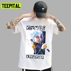 Iconic Singer Graphic Cyndi Lauper Unisex T-Shirt