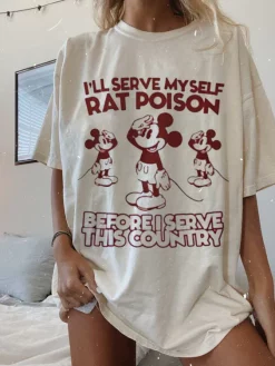 I’ll Serve Myself Rat Poison Mickey Mouse Unisex T-Shirt