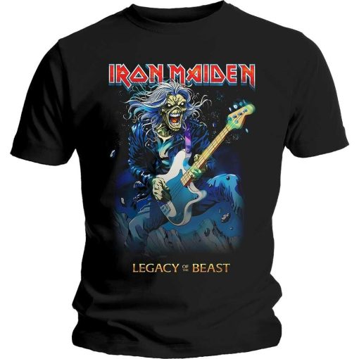 Iron Maiden Eddie On Bass T-Shirt