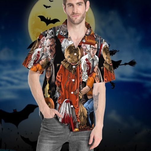 Is Coming 3d & Hawaiian Short For Men Summer Button Design For Halloween Hawaii Shirt