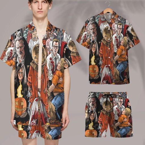 Is Coming 3d & Hawaiian Short For Men Summer Button Design For Halloween Hawaii Shirt