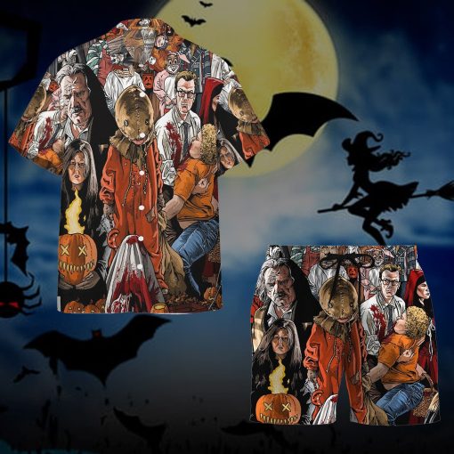 Is Coming 3d & Hawaiian Short For Men Summer Button Design For Halloween Hawaii Shirt