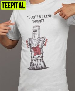 It’s Just A Flesh Wound Monty Python Black Knight Unisex T-Shirt