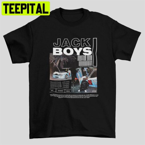 Jackboys Cactus Jack Travis Scott Inspired Album Style Unisex T-Shirt