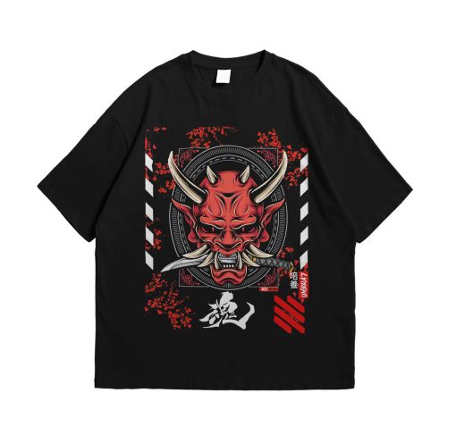 Japanese Urban Artwork Hannya Oni Graphic Unisex T-Shirt