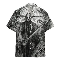 Jason Welcome You To Crystal Lake 3d All Over Print Summer Button Design For Halloween Hawaii Shirt