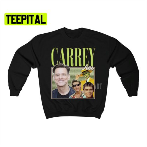 Jim Homage Carrey Retro Vintage Art Unisex Sweatshirt