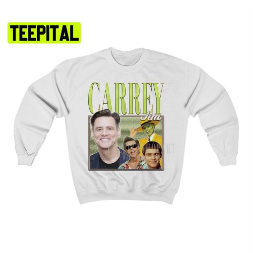 Jim Homage Carrey Retro Vintage Art Unisex Sweatshirt