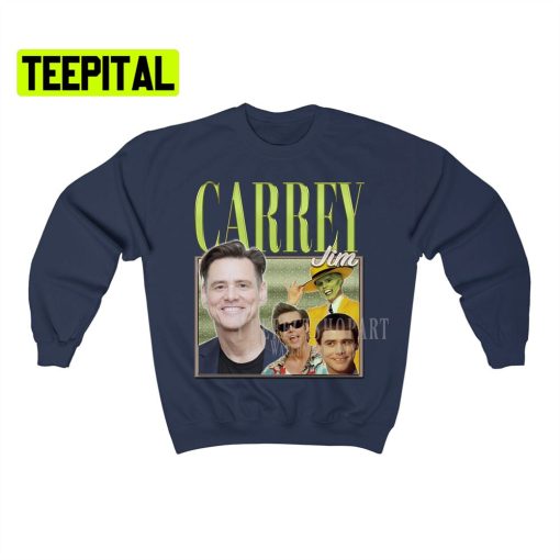 Jim Homage Carrey Retro Vintage Art Unisex Sweatshirt