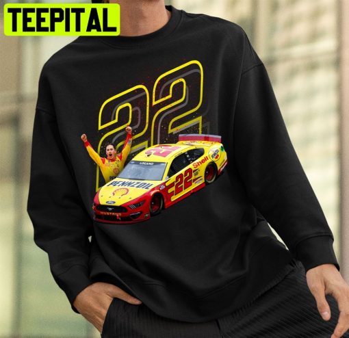 Joey Logano 22 Mustang Nascar Racing Unisex T-Shirt