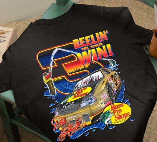 Jr 3 Reelin In The Win Formula 1 F1 Dale Earnhardt Motorsports Shirt