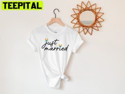 Just Married Lgbtq Unisex T-Shirt