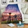 Keep On Believing Cowboy And Buzz Lightning Fleece Blanket Throw Blanket Gift