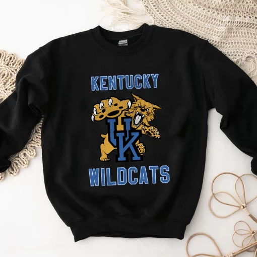 Kentucky Wildcats Basketball Nba Sports Front Back Customized Text Number Unisex T-Shirt