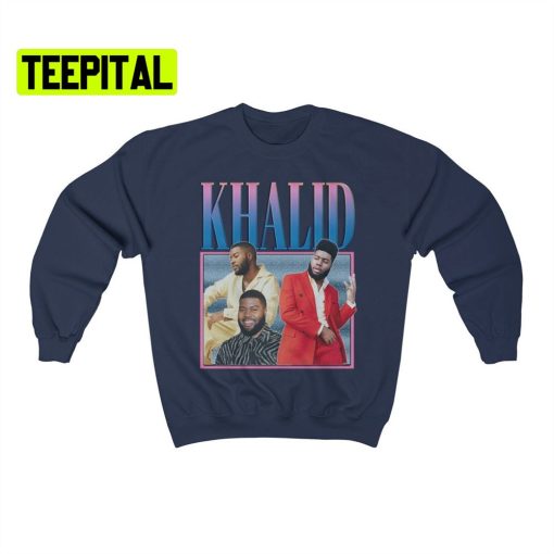 Khalid Homage Style 90s Retro Vintage Art Unisex Sweatshirt