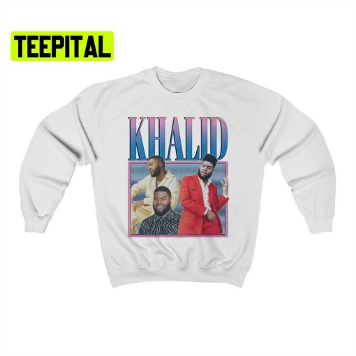 Khalid Homage Style 90s Retro Vintage Art Unisex Sweatshirt