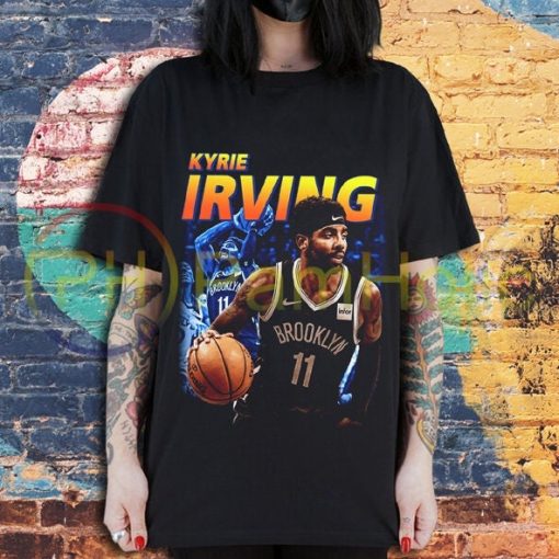 Kyrie Irving Brooklyn Nets 90s Retro Vintage Unisex T-Shirt