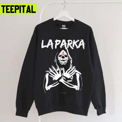 La Parka Skeleton Illustration Unisex T-Shirt